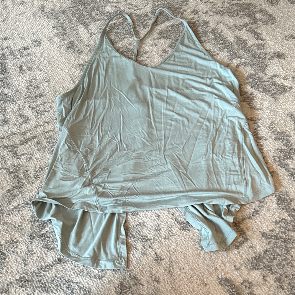 lululemon athletica Light Green Tank Top